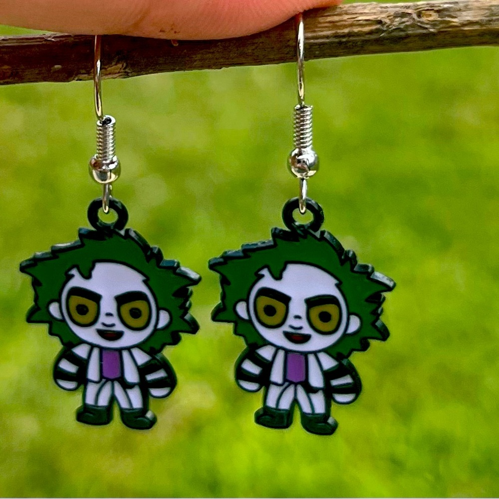 Halloween handmade earrings.